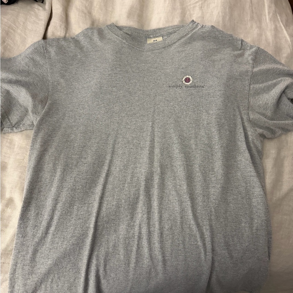 Simply Southern Light Gray women’s  Tee